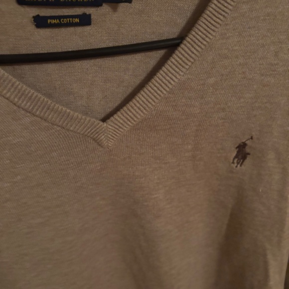 Mens V-neck Sweater - Picture 2 of 2